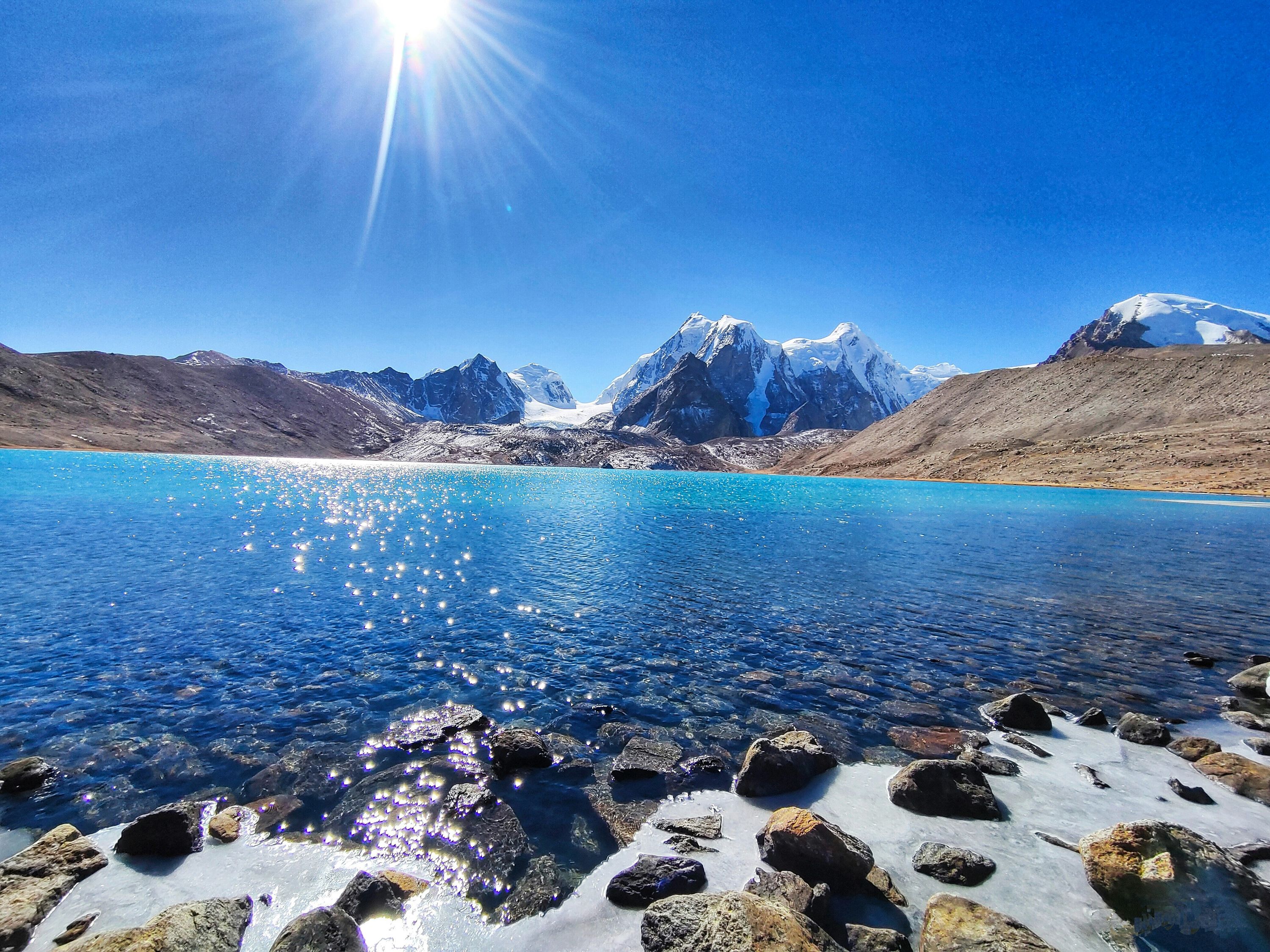 Gurudongmar Lake, offbeat Sikkim — landscape view