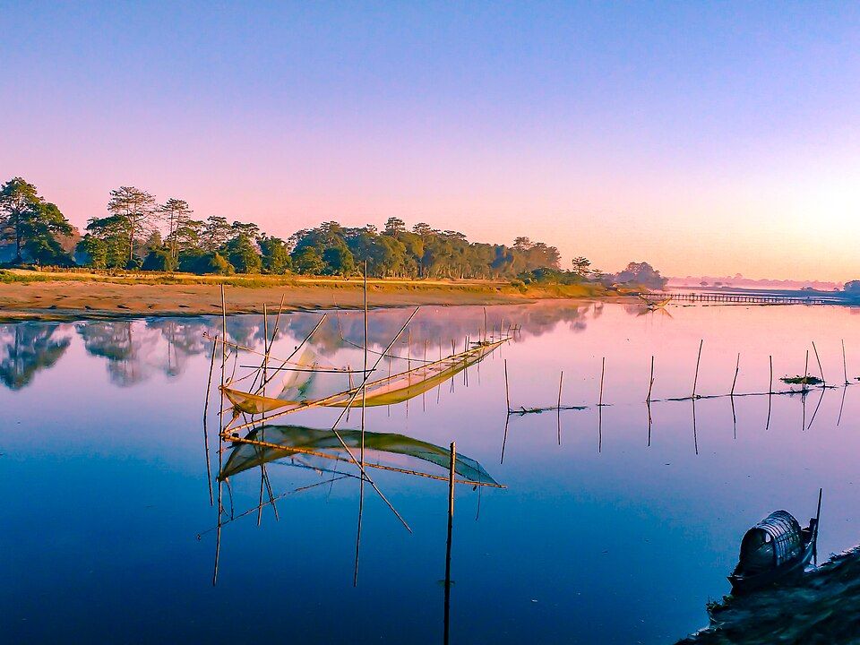 Majuli, offbeat Assam — landscape view