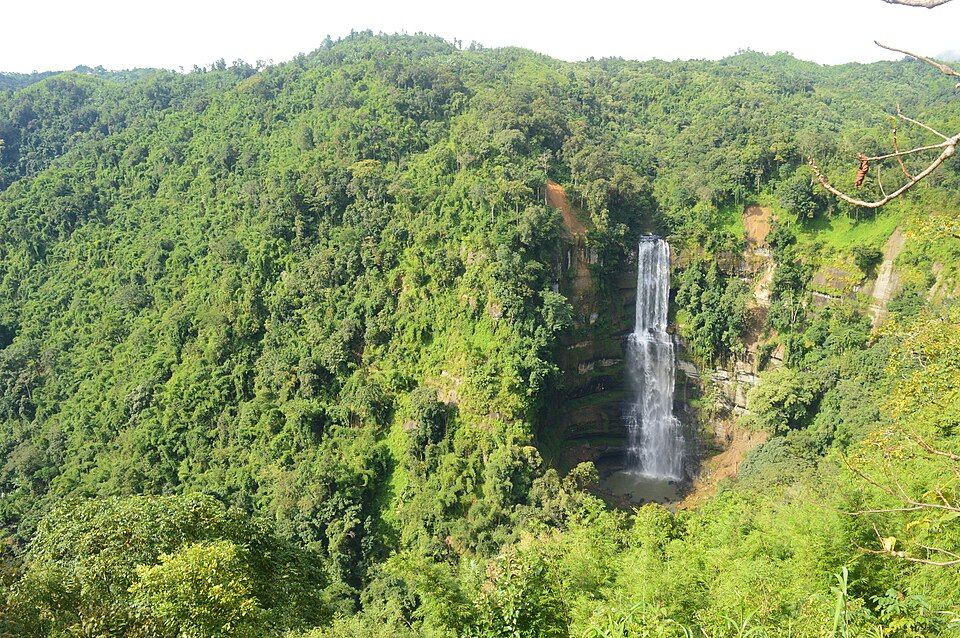 Vantawng Falls, offbeat Mizoram — landscape view